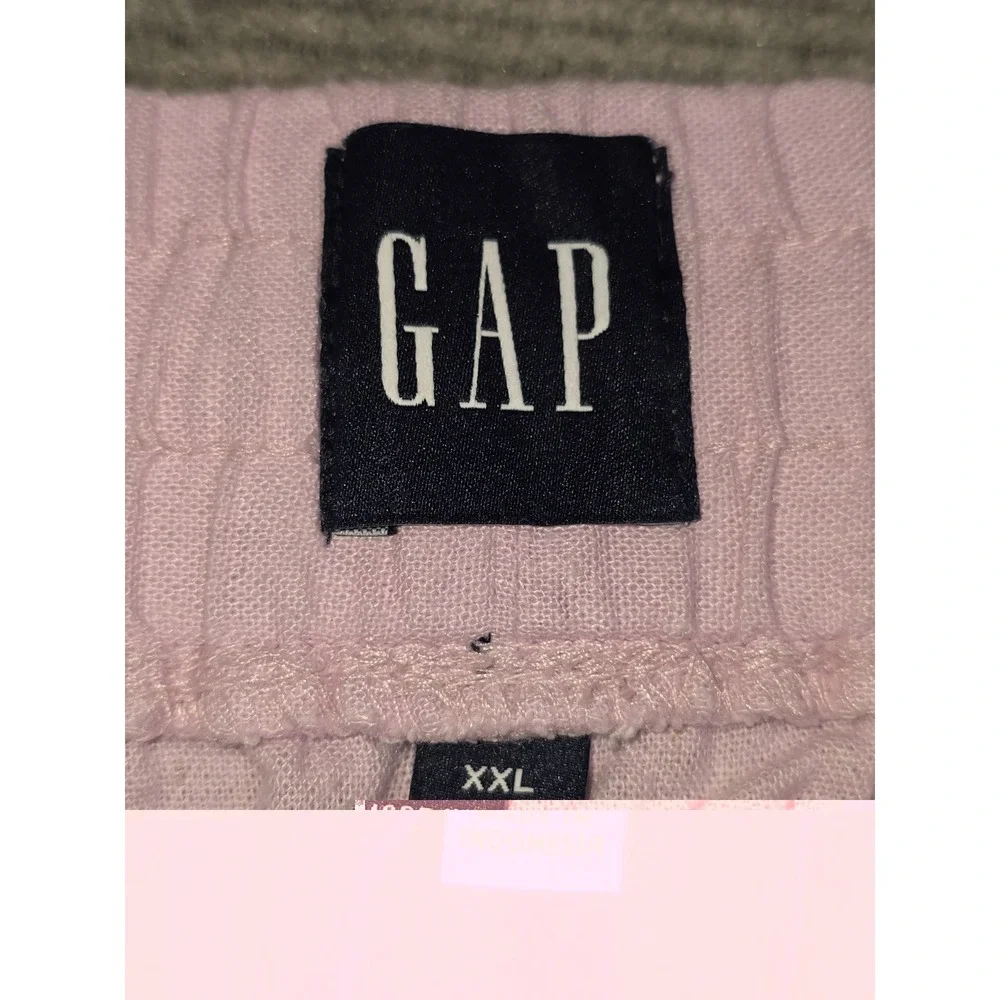 Gap Womens Linen Pull On Shorts Pink Linen Blend Relaxed Pockets Plus Size XXL